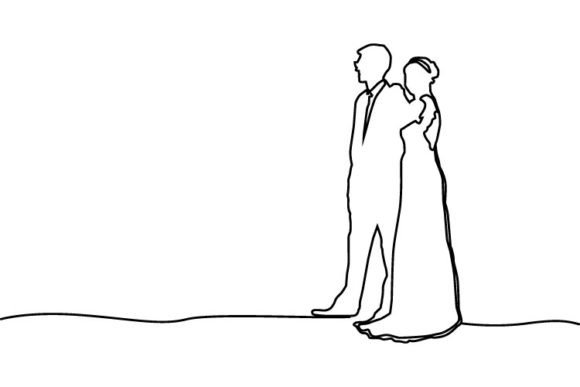 Abstract Monoline Illustration Wedding: A Designer's Guide