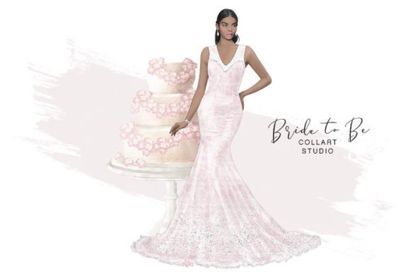 Bride to Be Clip Art: Hand-Drawn Wedding Graphics for Your Projects