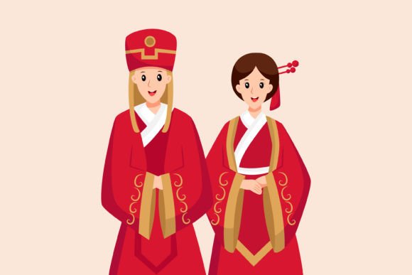 Chinese Wedding Character Illustration: A Designer's Guide