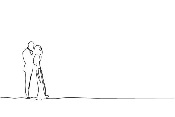 Clean Lines, Modern Romance: Styling Abstract Linear Illustrations