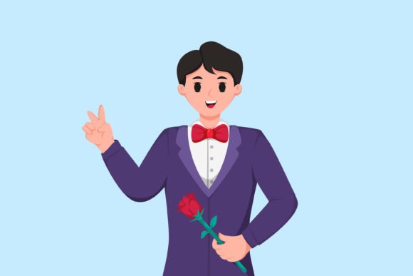 Designing the Perfect Groom: A Guide to Wedding Character Illustrations