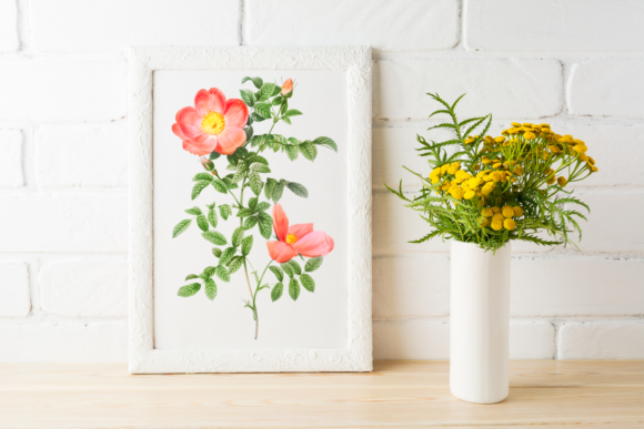 Elevate Your Wedding Stationery with Rose Graphic