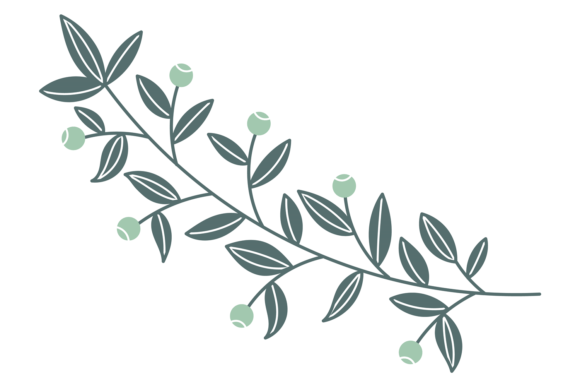 Herbal Branch Wedding Decor Element: Botanical Design