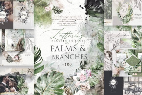 Palms & Branches Wedding Collection: Your Design Toolkit