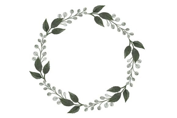 Timeless Elegance: Using a Leaves Wreath for Wedding Card Designs
