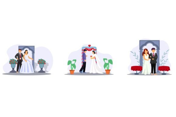 Understanding the Wedding Ceremony Flat Bundle Design for Modern Creatives