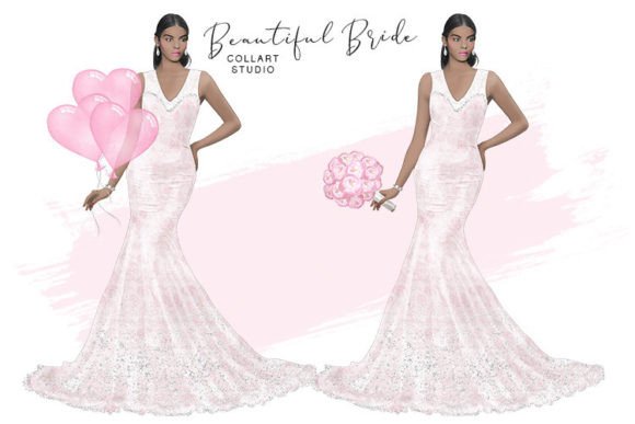 Unveiling Your One-of-a-Kind Hand Drawn Bride Clip Art Set