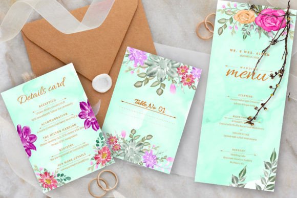 Watercolor Floral Wedding Invitation Set: A Designer's Guide