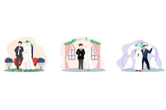 Wedding Islamic Flat Design: A Modern Aesthetic for Timeless Celebrations