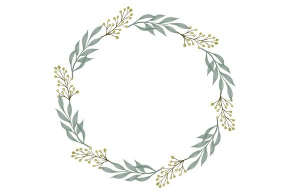 Yellow Floral Wreath for Wedding Card: A Watercolor Asset Guide